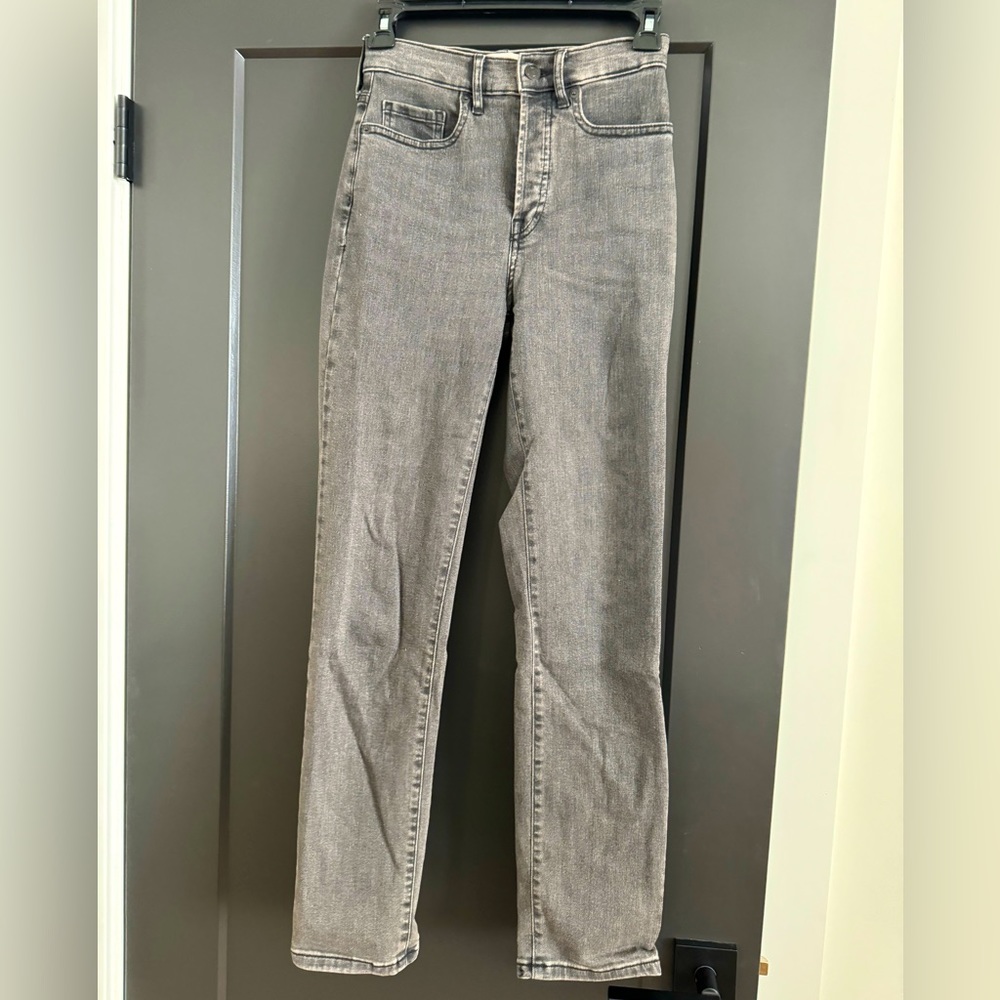 Everlane High Rise Slim Straight Cigarette Jeans Regular length